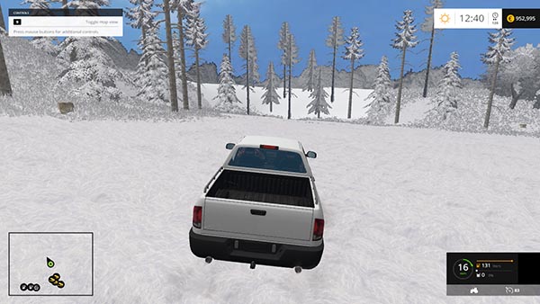 Typowa Polska Wies Snow Map