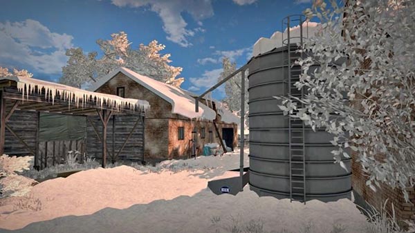 Typowa Polska Wies Snow Map