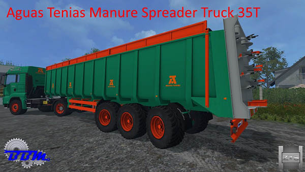 Aguas Tenias Manure Spreader Truck