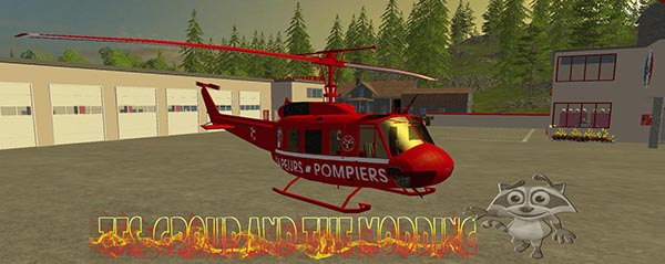 Bell UH1D SAPEURS POMPIERS