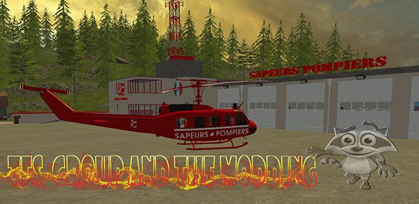 Bell UH1D SAPEURS POMPIERS