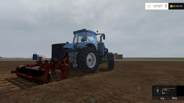 Curler straight angled subsoiler