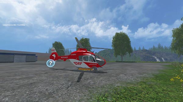 DRF rescue helicopter