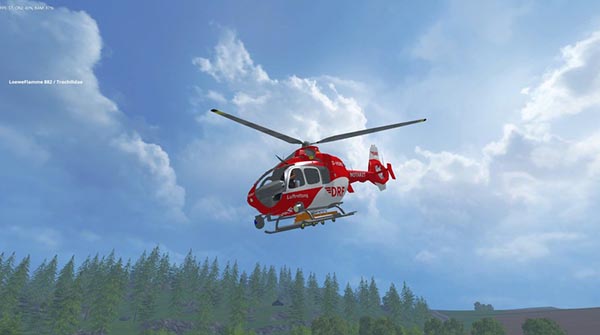 DRF rescue helicopter