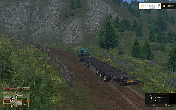 Fliegl Universal Semitrailer autoload