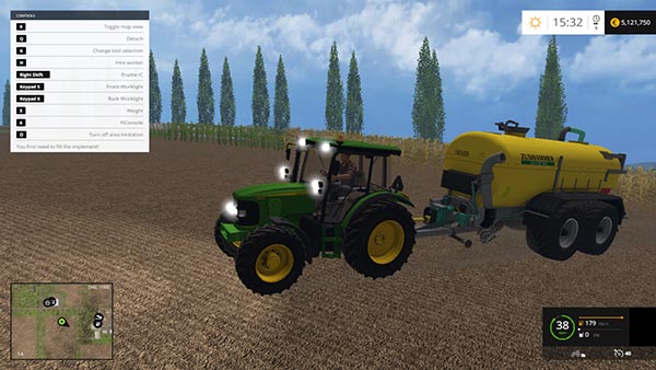 John Deere 5080R Washable