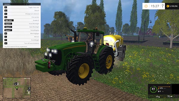 John Deere 8520 Front Weight Version