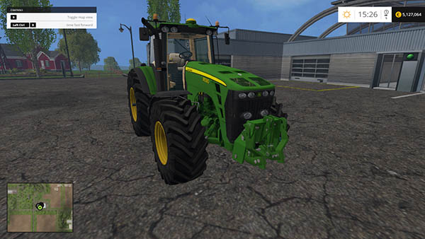 John Deere 8530 with FH