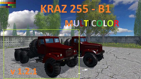 KRAZ 255 b1 MULTICOLOR
