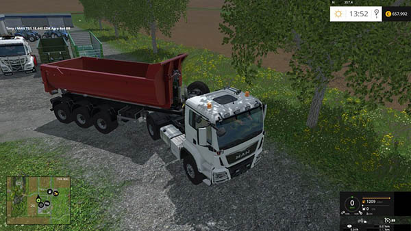 MAN tractor unit and semitrailer HKL