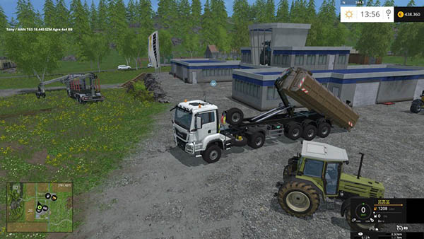 MAN tractor unit and semitrailer HKL