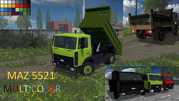 MAZ 5551 MULTICOLOR