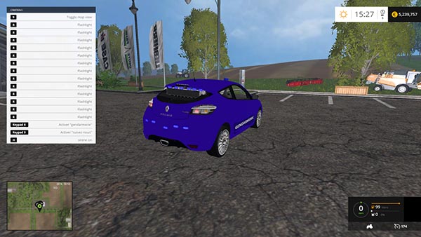 Megane RS gendarmerie