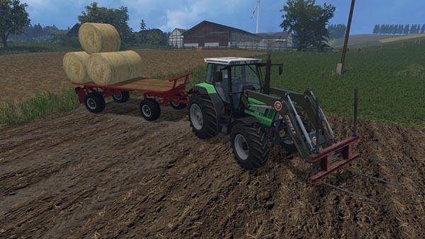 Selfmade Bale-Trailer