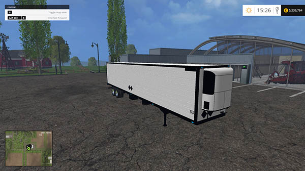 White Great Dane Trailer