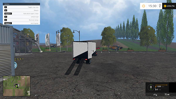 White Great Dane Trailer