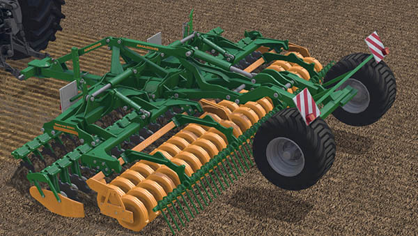 Amazone Catros 6001 mit Fahrgestell