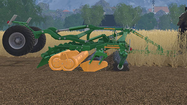 Amazone Catros 6001 mit Fahrgestell