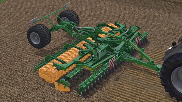 Amazone Catros 6001 mit Fahrgestell