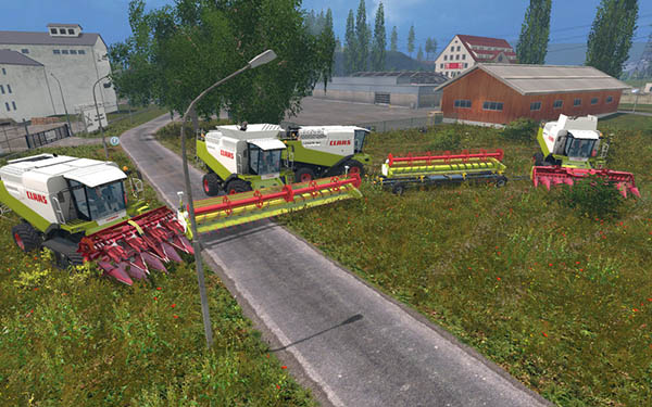 Claas Lexion 580 and 600
