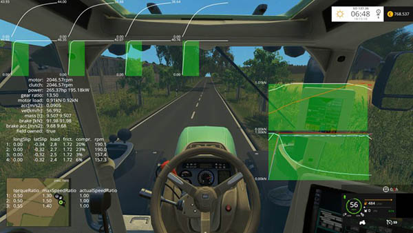 Deutz Fahr 7250TTV Real Engine