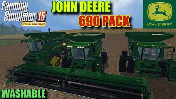 JOHN DEERE 690 PACK WASH V 2.0 – FS15 Mod