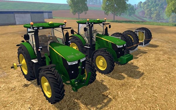 John Deere 7R LOADER WITH DUALS