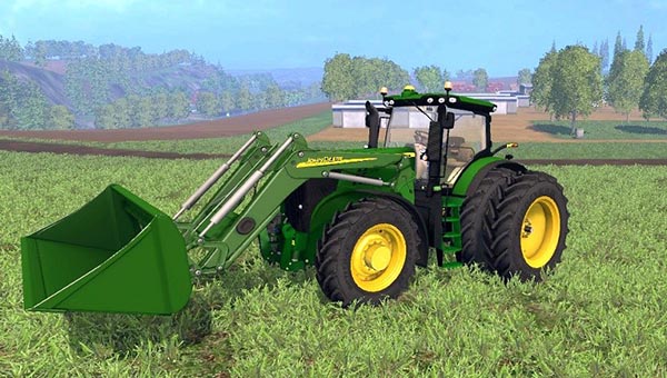 John Deere 7R LOADER WITH DUALS
