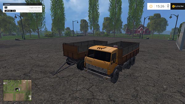 KAMAZ 55102 AND TRAILERS