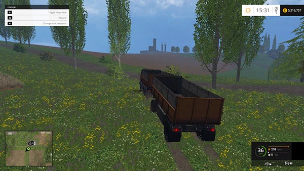 KAMAZ 55102 AND TRAILERS