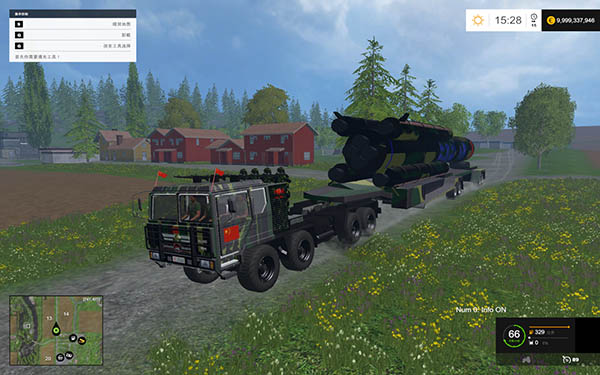 Military truck 8X8 with Fuel Tanker trailer
