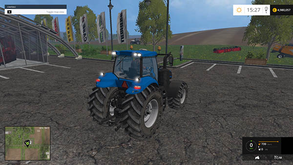 NEW HOLLAND T8 320 WASHABLE