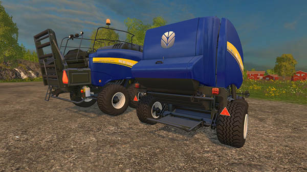 New Holland RollBelt 150 & BB1290 Blue