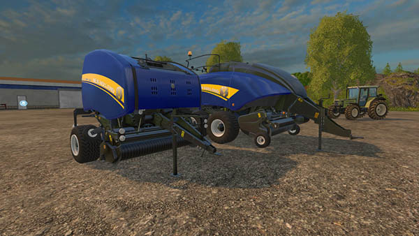 New Holland RollBelt 150 & BB1290 Blue