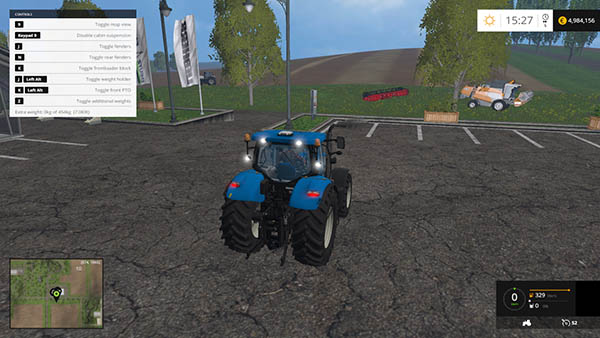 New Holland T7 310 BluePower brighter