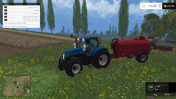 New Holland T7 310 BluePower brighter
