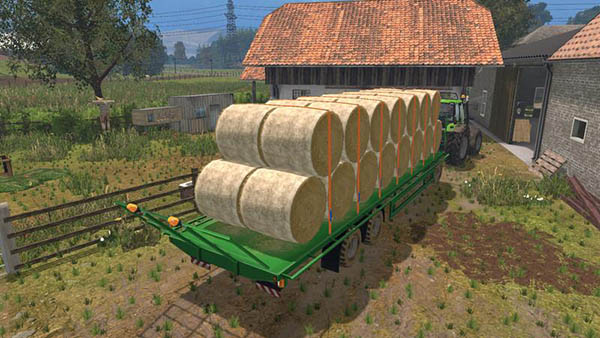 Universal Bale Trailer v1.0