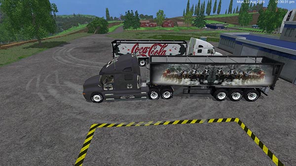 Budweiser Truck And Trailer Pack v2.0