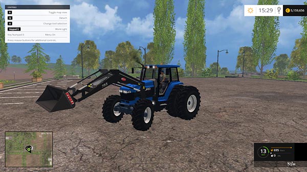 FORD 8970 US WITH Front Attacher