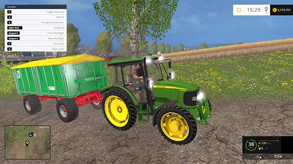 John Deere 5080M Washable