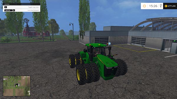 John Deere 9620R Triples