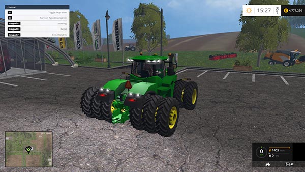 John Deere 9620R Triples
