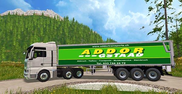 Kroeger SRB35 mit Addor Gstaad logo