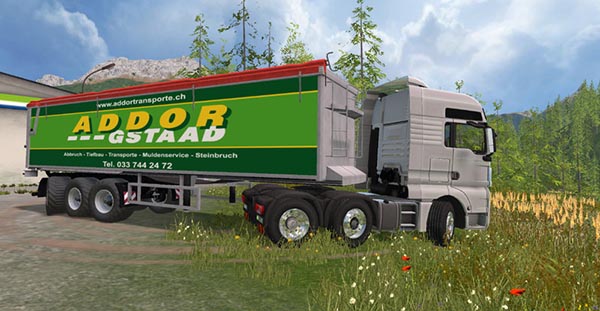 Kroeger SRB35 mit Addor Gstaad logo