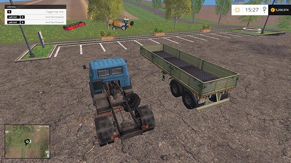 MAZ 509 AND TRAILER 9380