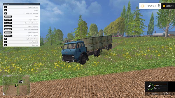 MAZ 509 AND TRAILER 9380