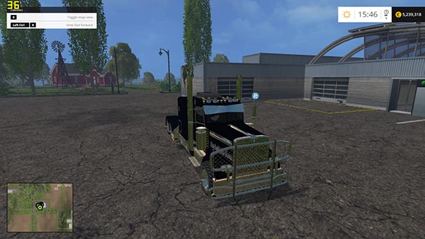 PETERBILT 379 FLATTOP MURDERKLOK EDITION