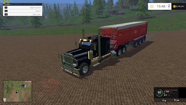 PETERBILT 379 FLATTOP MURDERKLOK EDITION
