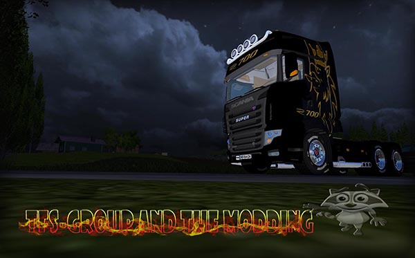 SCANIA BLEU BLACK 700EVO