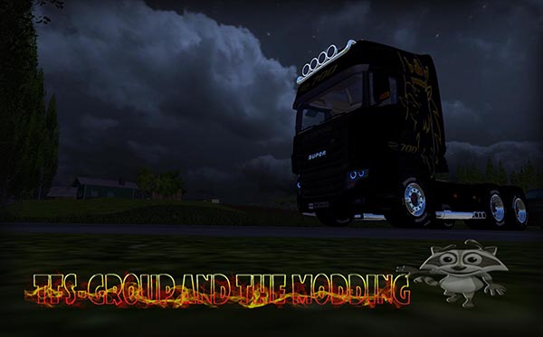 SCANIA BLEU BLACK 700EVO